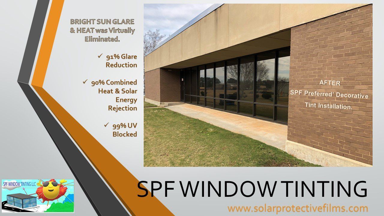 Commercial tint installed in December 2018 - Business tinting at Progress Rail in Montgomery AL