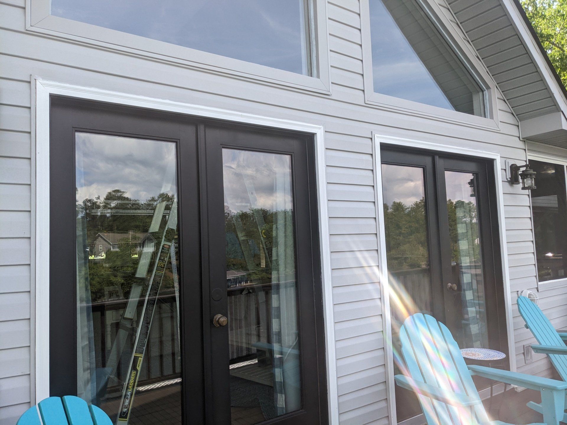 Home Tinting in AL - High Monthly Energy Costs Were Cut Along with Bright UV Sun Glare at lake home in AL