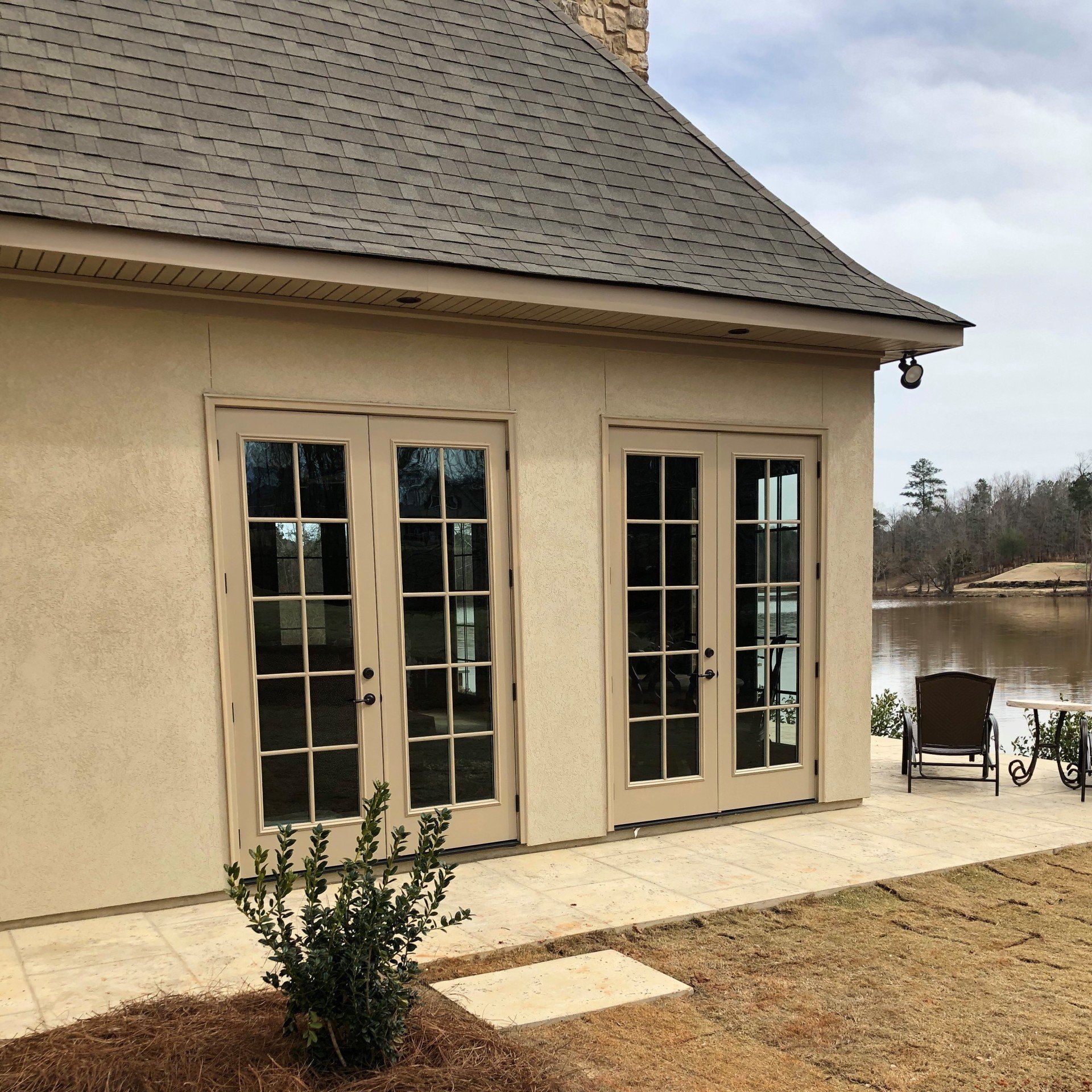 Home window treatment - Before SPF Preferred Tint Installation in Auburn, AL