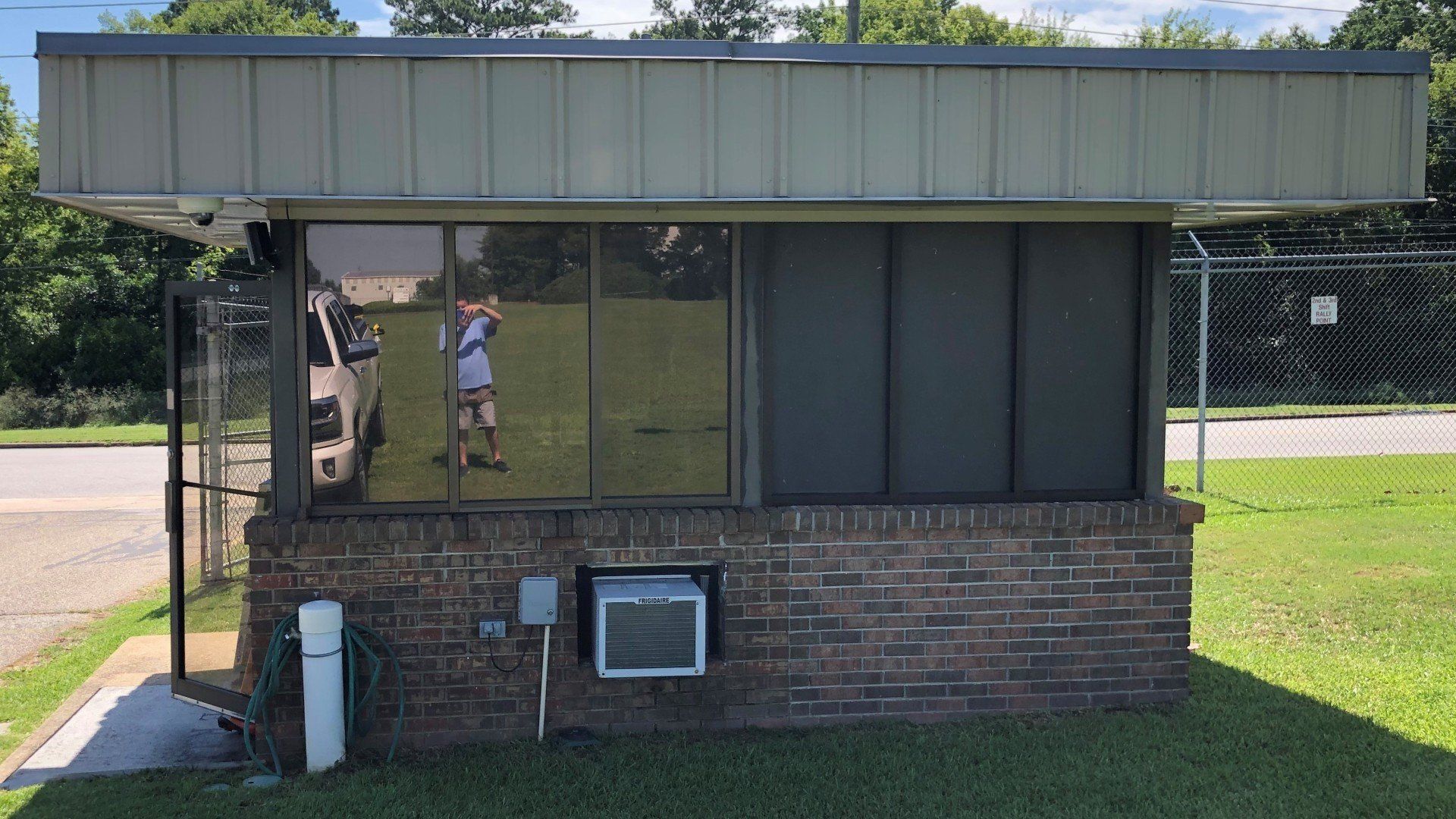 Business window tinting - Guard shack windows tinted on 6.27.2019 in Montgomery, AL