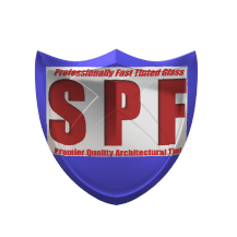 SPF Tinting Products & Installation Services Seal on branded shield - home or office tinting in AL