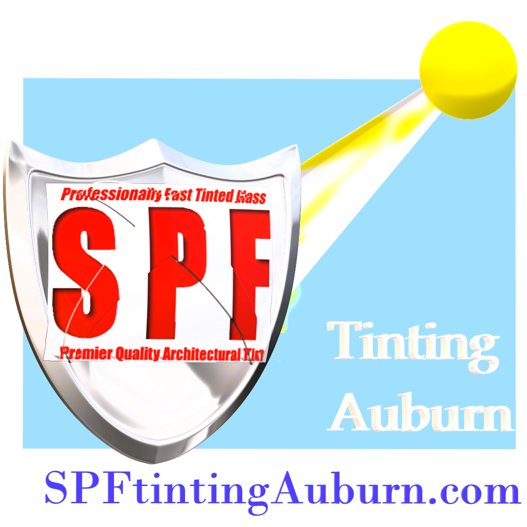 Home or Business window tinting service in Auburn AL - Auburn Opelika Waverly and east Alabama's Premier Quality Architectural Tint. SPF Tinting Auburn AL