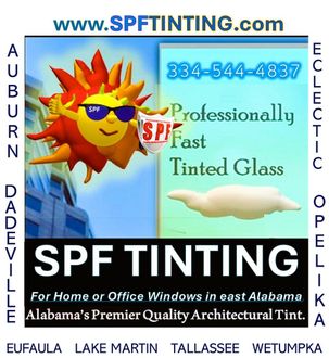 SPF Tinting East Alabama (logo) - Commercial residential architectural window treatment service for home office in East Alabama