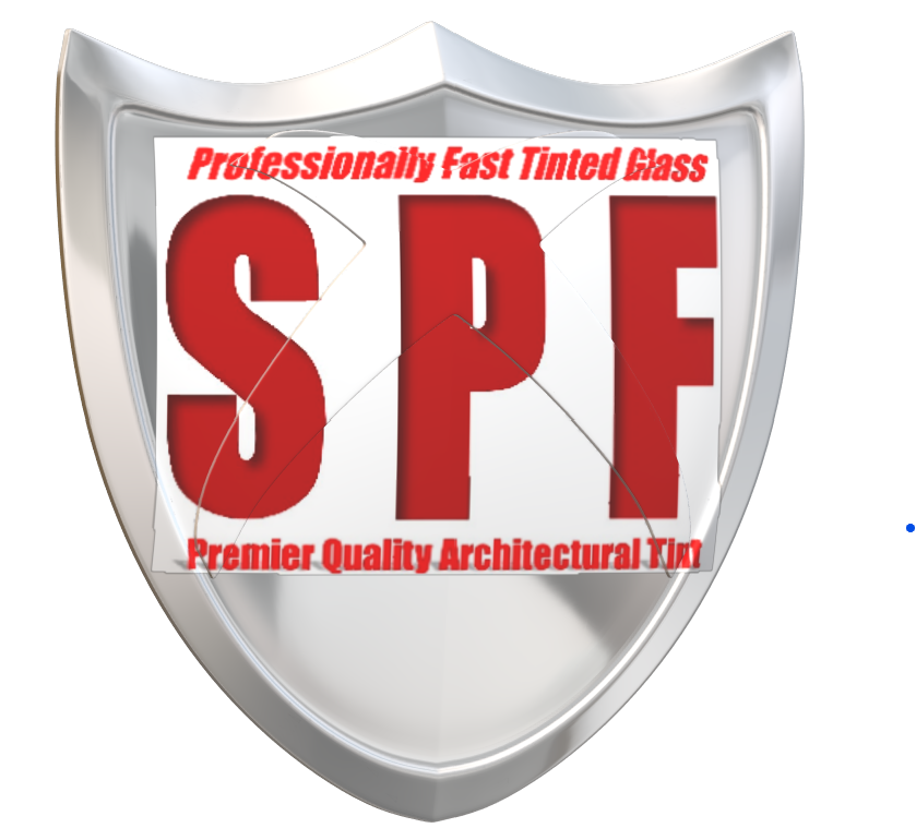 SPF Premier Quality Architectural Tint. Authentic SPF Approved Performance Window Tint inclusive of professional installation services for Home or Office Windows. (Seal of Authenticity)