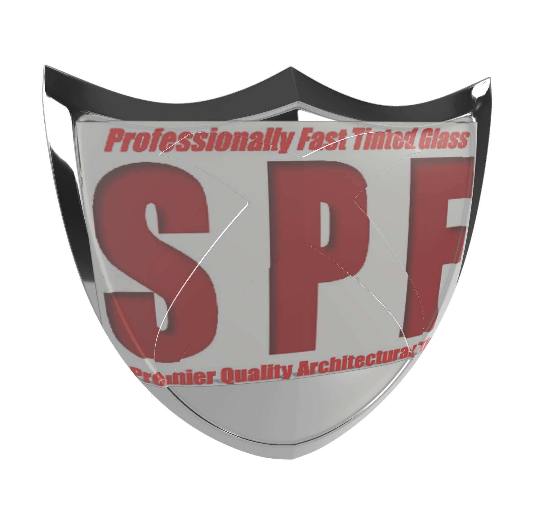 SPF Premier Quality Architectural Tint. Logo and Seal of authenticity.