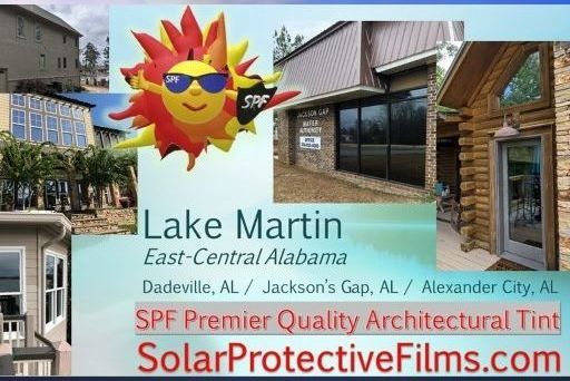 SPF Tinting East-Central-AL - Residential commercial window tinting services in Dadeville Alexander City Lake-Martin AL