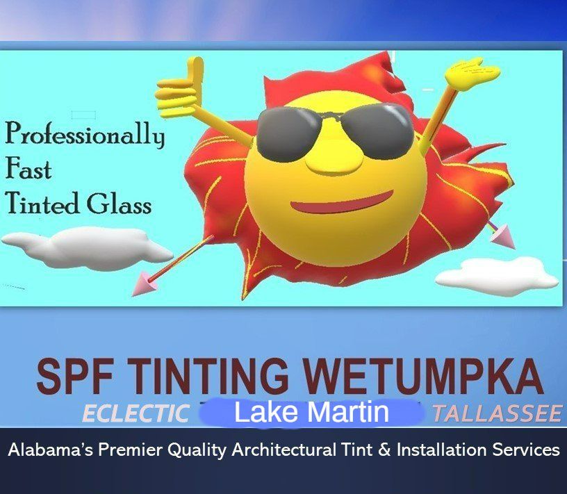 SPF Tinting Wetumpka, home or storefront window tint in Wetumpka AL, Home Tint Tallassee AL, home tint in Eclectic AL