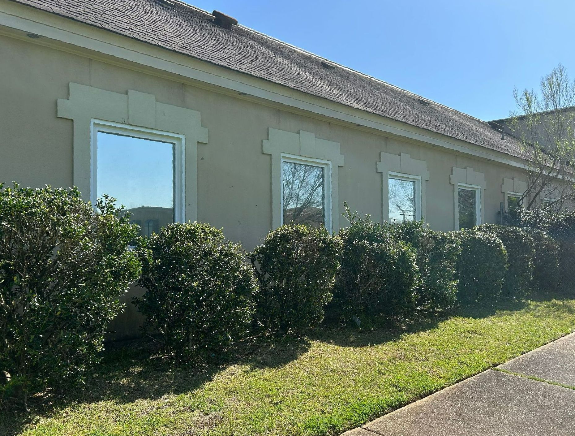 window tinting service - SPF Ultra tint adds privacy with new appeal outside daycare windows. Blocking Solar heat plus bright Sun inside. Montgomery AL