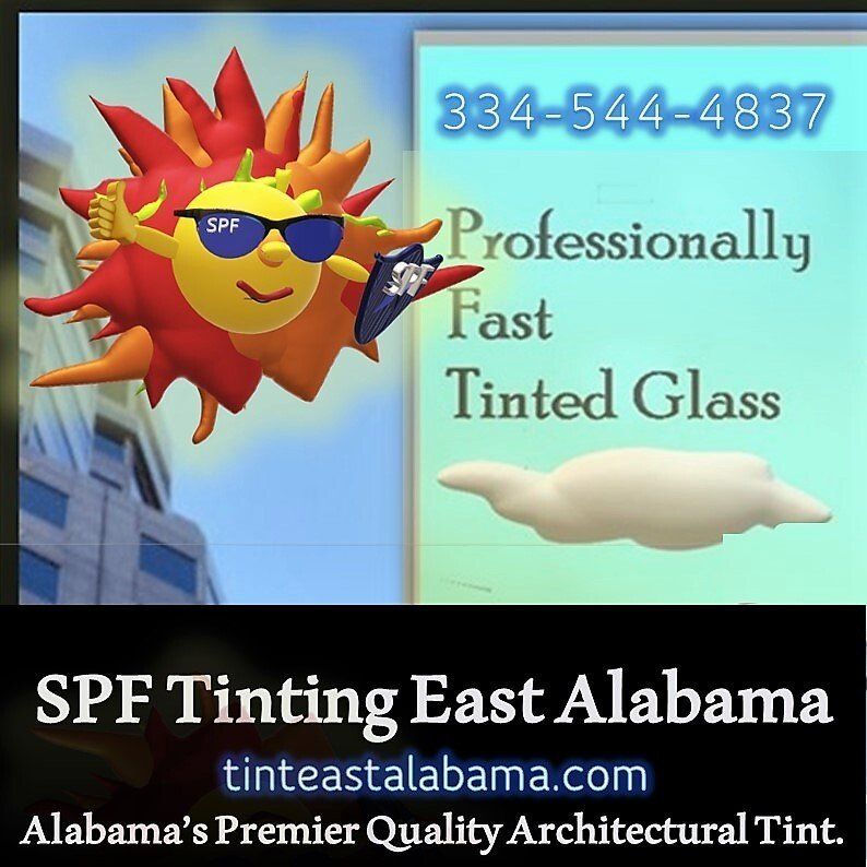 SPF Tinting East Alabama (logo) - Commercial residential architectural window treatment service for home office in East Alabama