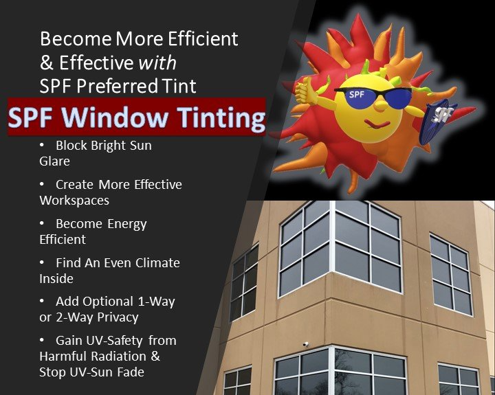 SPF Window Tinting - Montgomery Hope Hull Greenville Selma Pike Road south-central AL
