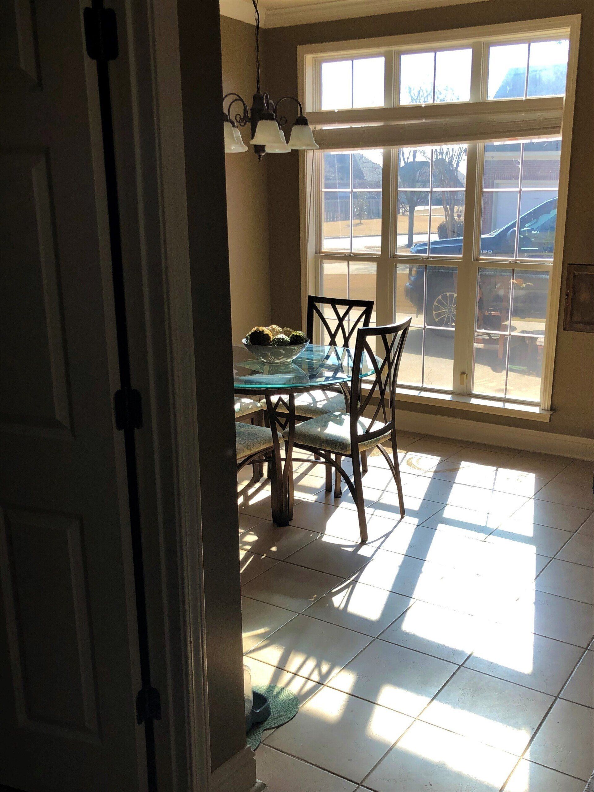 home window tint in AL - Bright UV Sun damage was prevented with SPF residential tint in AL