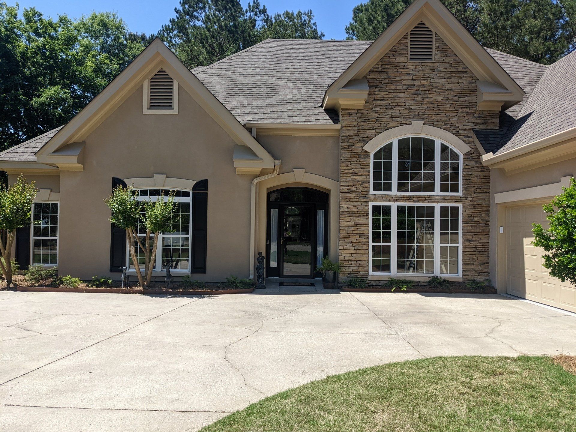 window tinting - Both Heat gain & UV-Sun damage were causing issues for the homeowner here in Deer Creek, AL