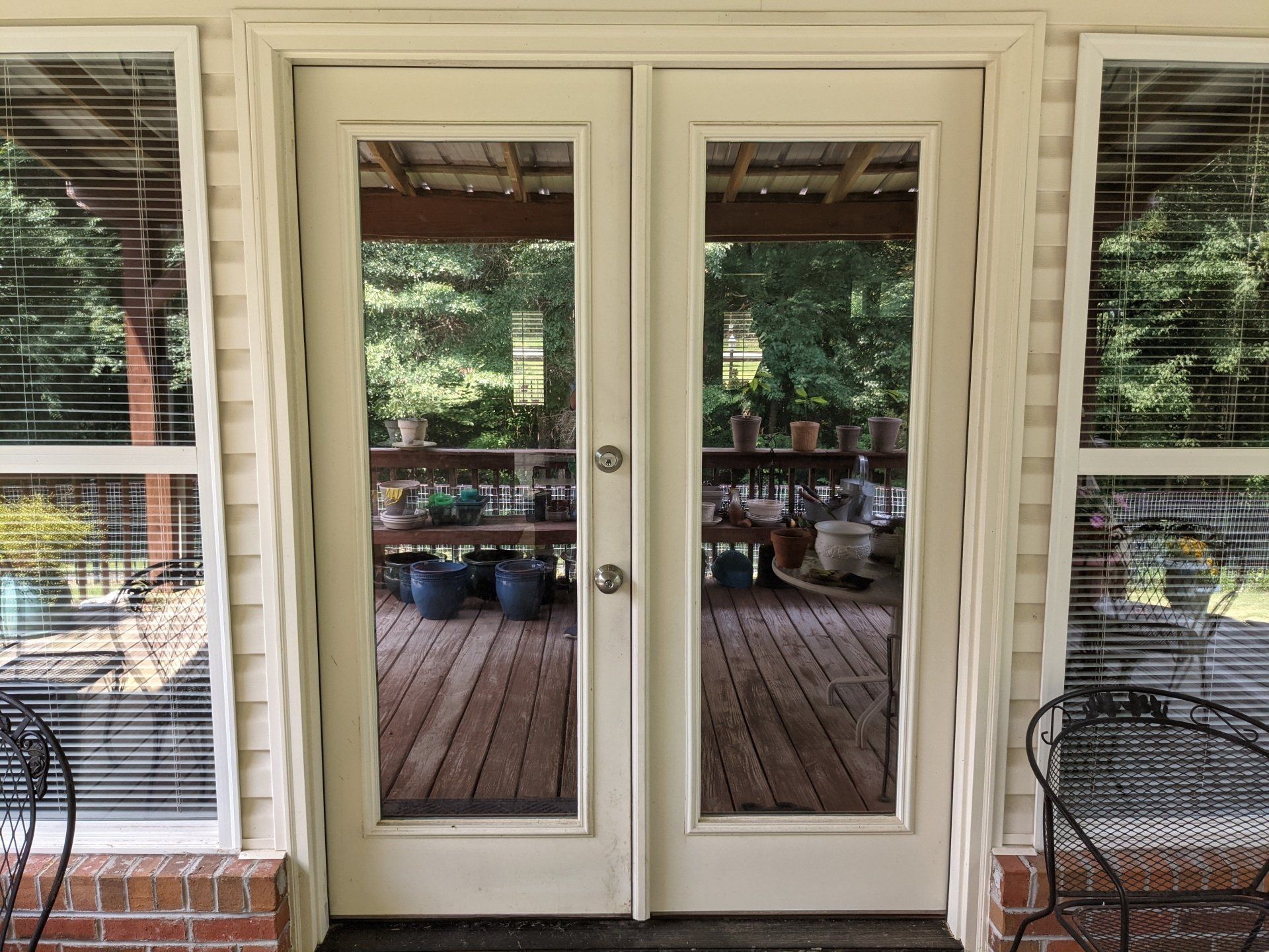 Home improvement incentives PLUS privacy optional glass doors in Wetumpka, AL - SPF Residential Tint Blocked Heat Gain & UV-Sun Damage in Wetumpka, AL