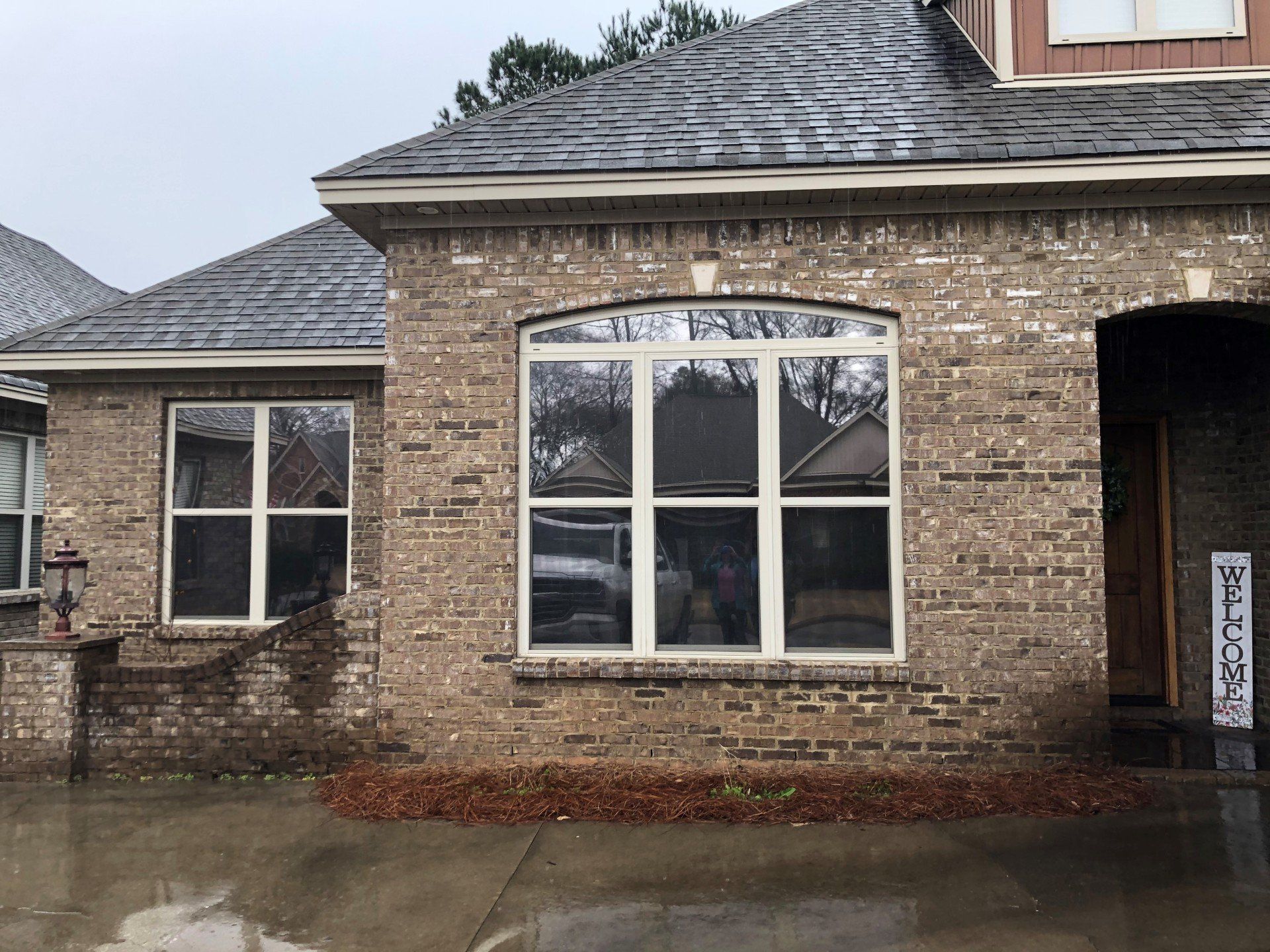 Home window tinting in Prattville AL - The industry leading SPF Residential Tint blocked UV Sun-Fade heat gain while cutting bright Sun Glare with SPF Architectural Tint installed on 3.2.2020 in Prattville, AL