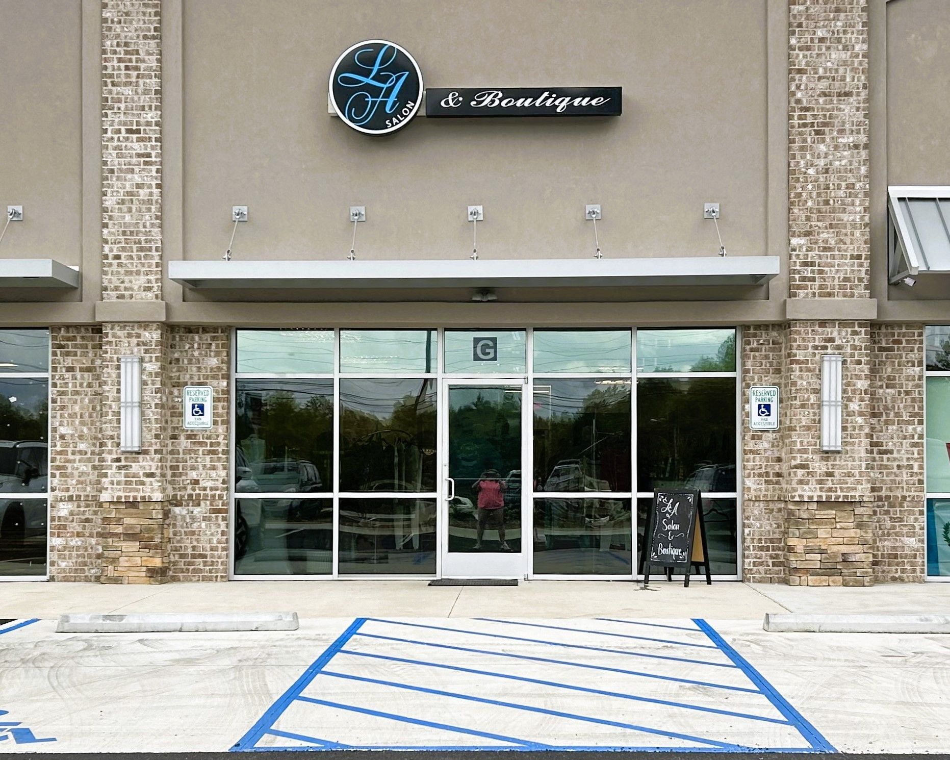 SPF Performance Tint keeps two-way visibility adding top efficiency and perfect lighting inside at the new LA Salon in Opelika, AL