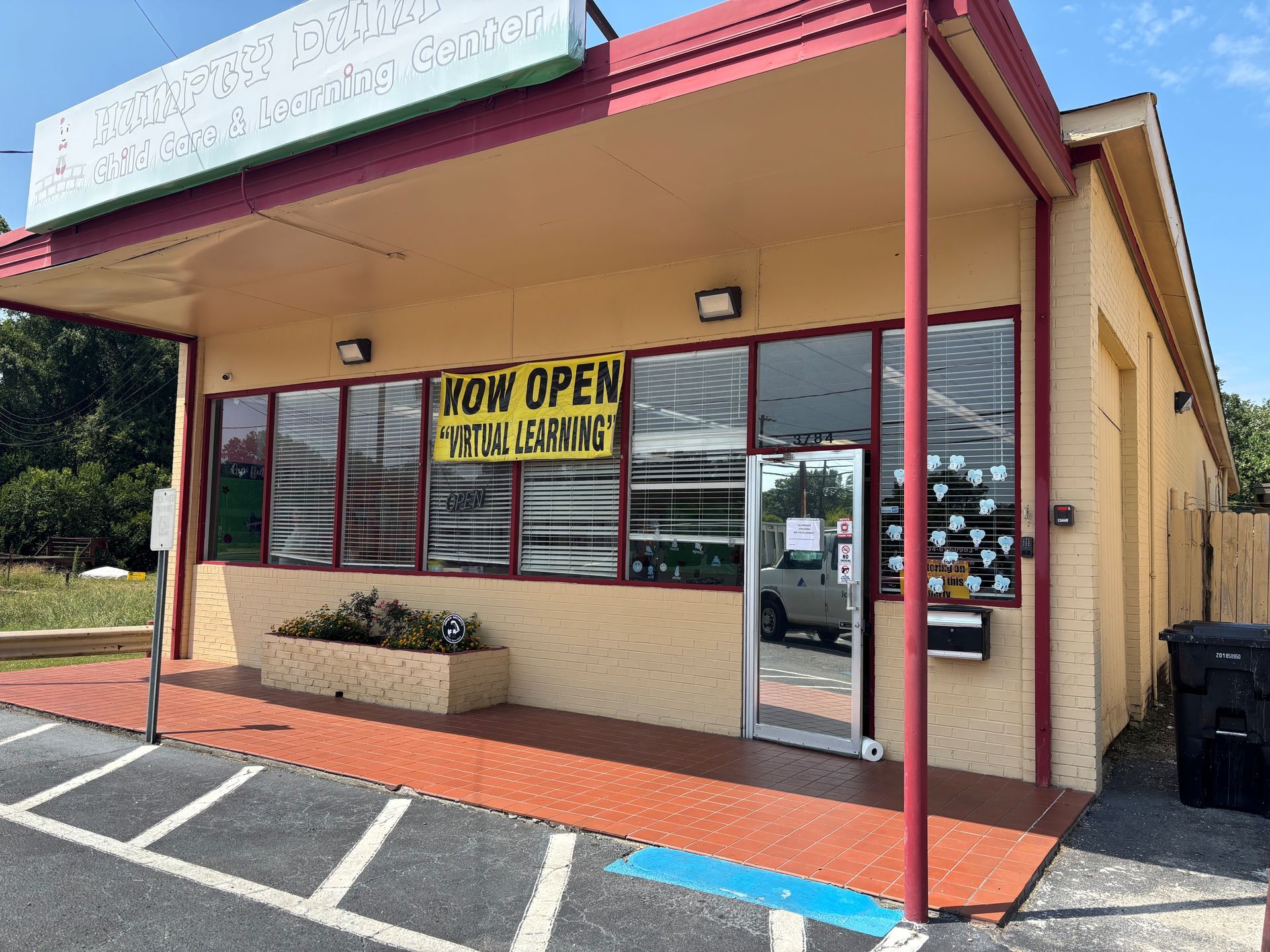 storefront window tinting Montgomery AL - privacy UV safety heat rejection glare reduction also energy efficiency all upgraded Humpty Dumpty Child Care with SPF Ultra Tint professionally installed in Montgomery AL. 