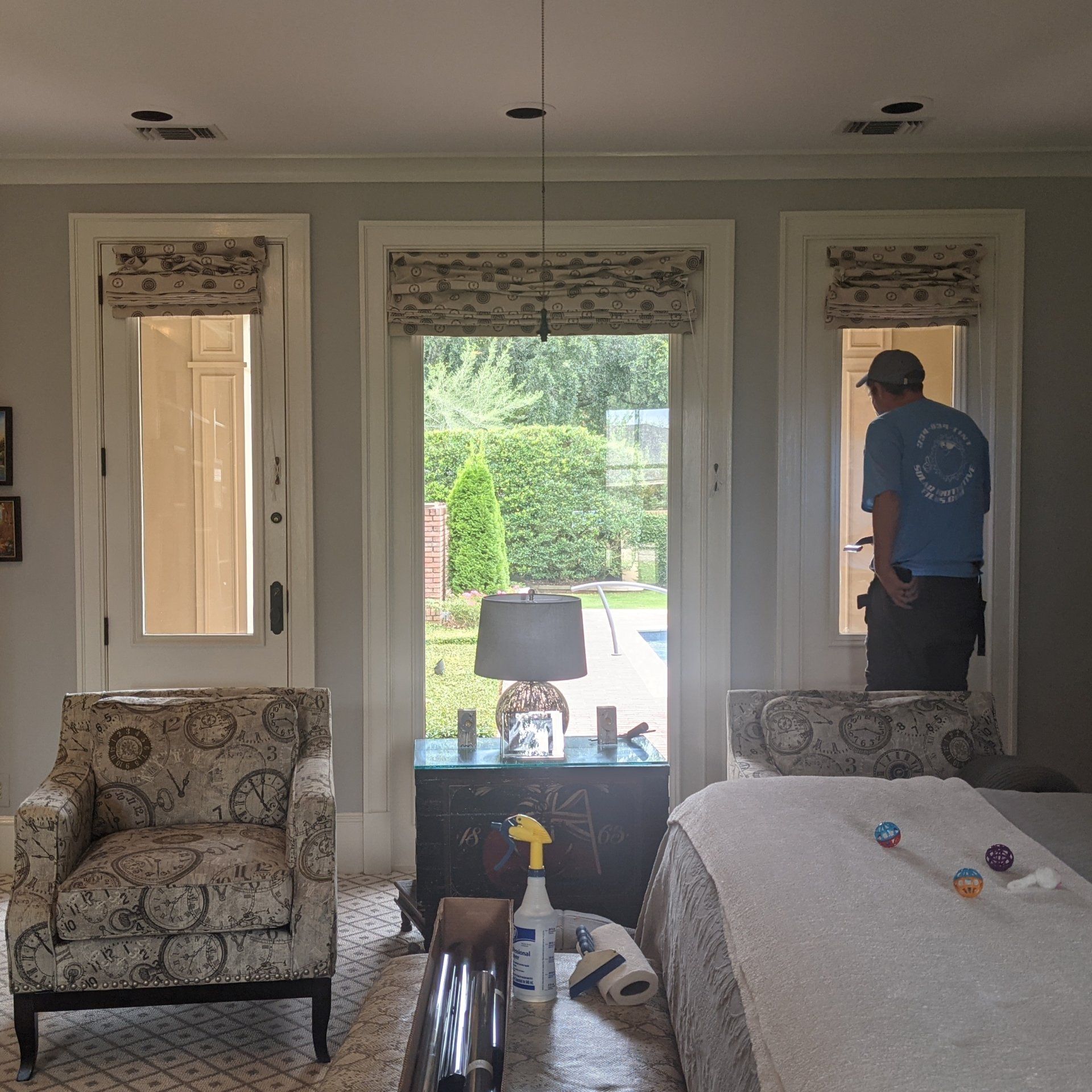 clear window treatment - SPF Tint adds energy efficiency and UV protection to this home in AL.