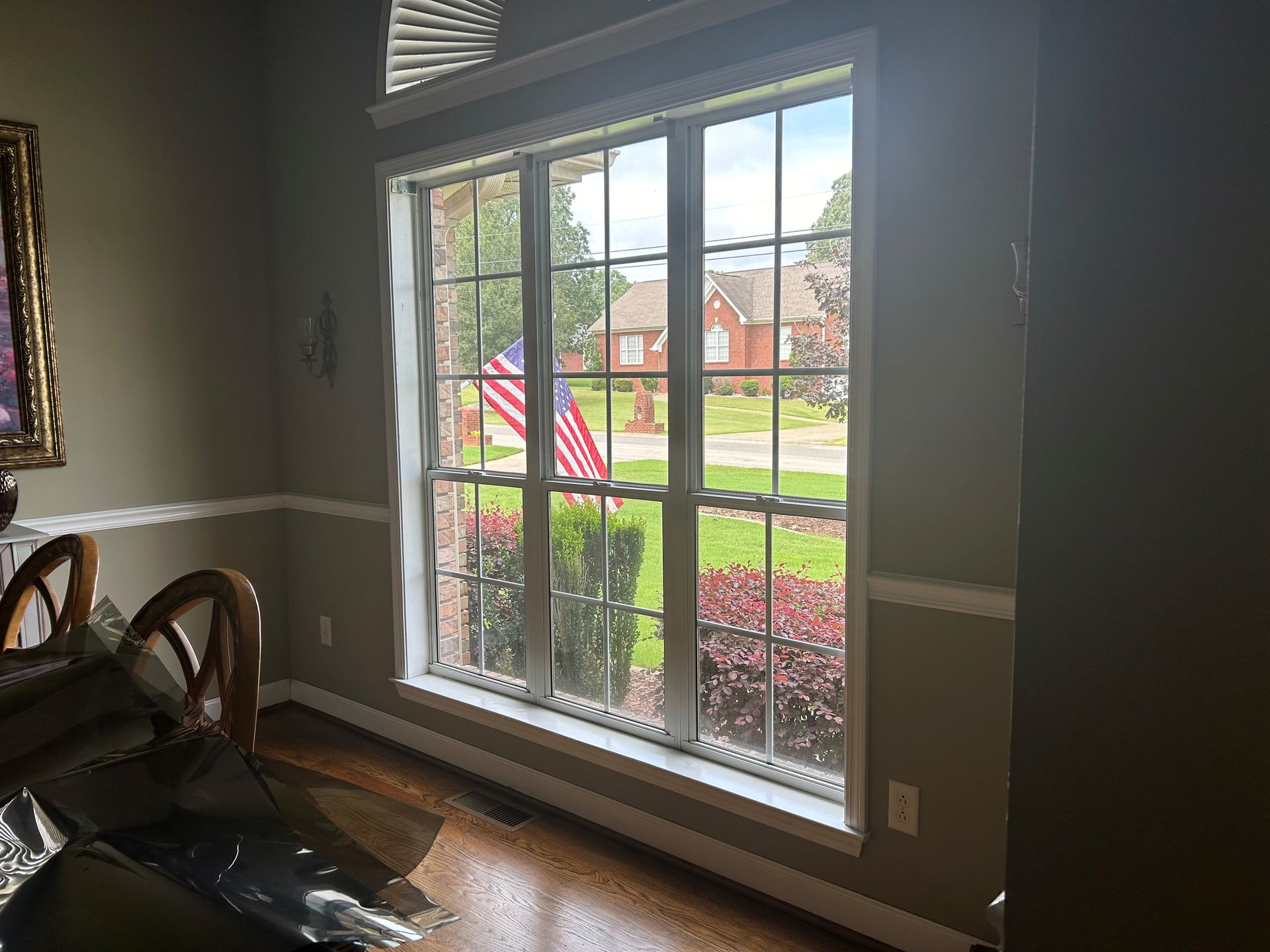 SPF Supreme View home tint blocks most heat plus bright Sun while keeping good lighting inside. Hueytown, AL