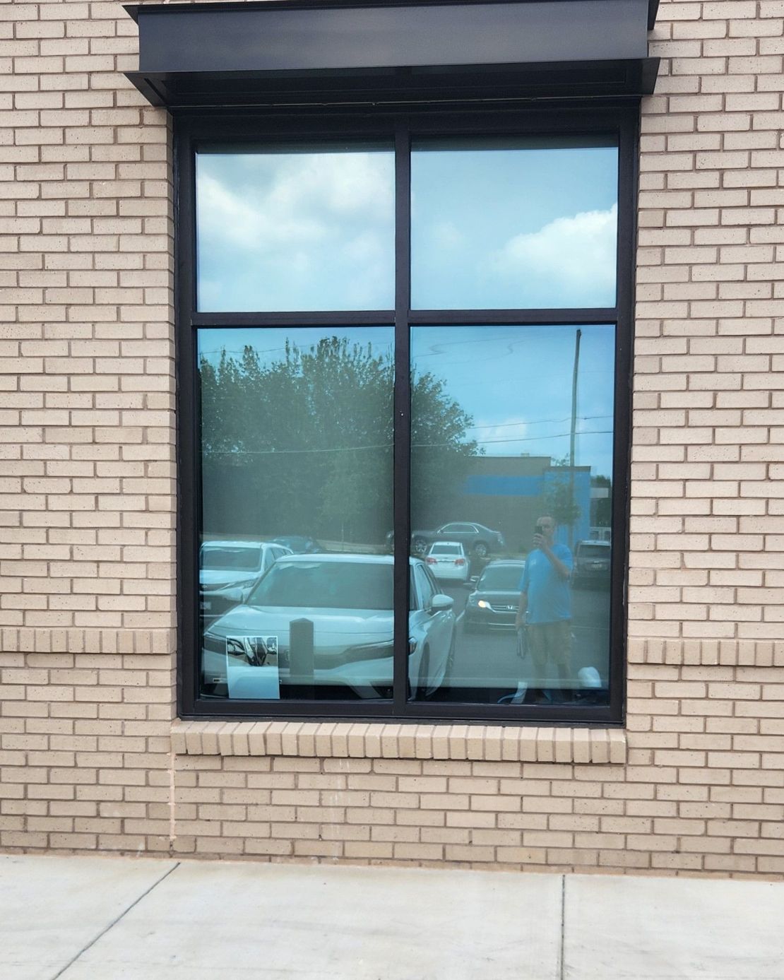 commercial tinting - Heat with bright Sun filled the dining area causing overworked AC-Unit repairs in Montgomery