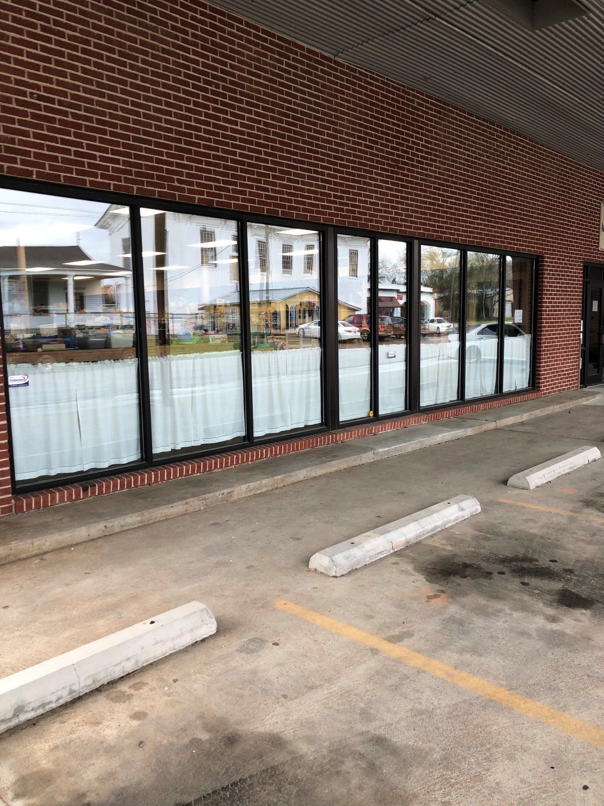 Professional window tinting in Prattville, AL - SPF White Frost really enhanced the building's appearance on 3/15/2019 in Prattville, AL