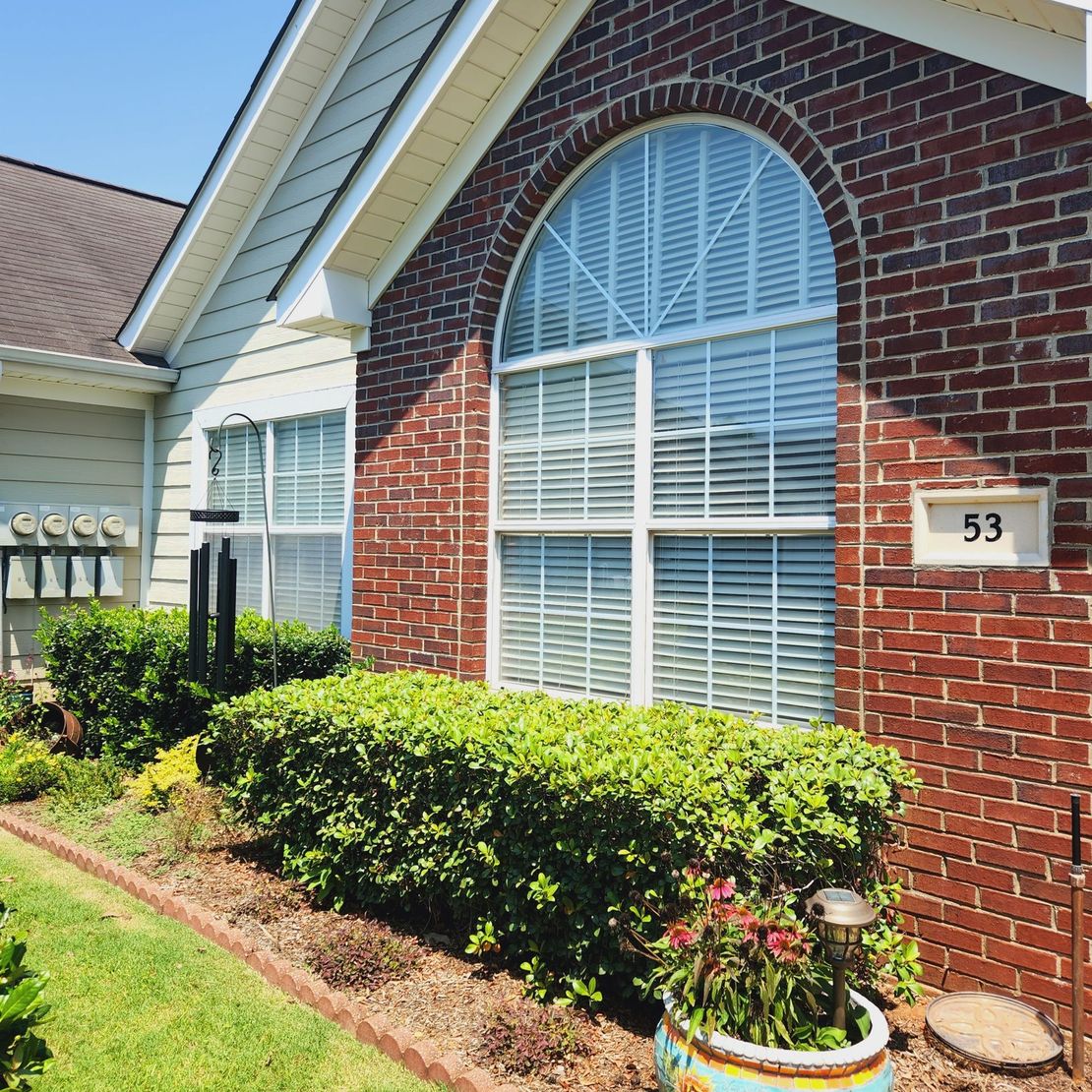 window tinting for home efficiency - Before SPF residential tint. Heat causing high power costs passed through glass for most of the day. Montgomery AL