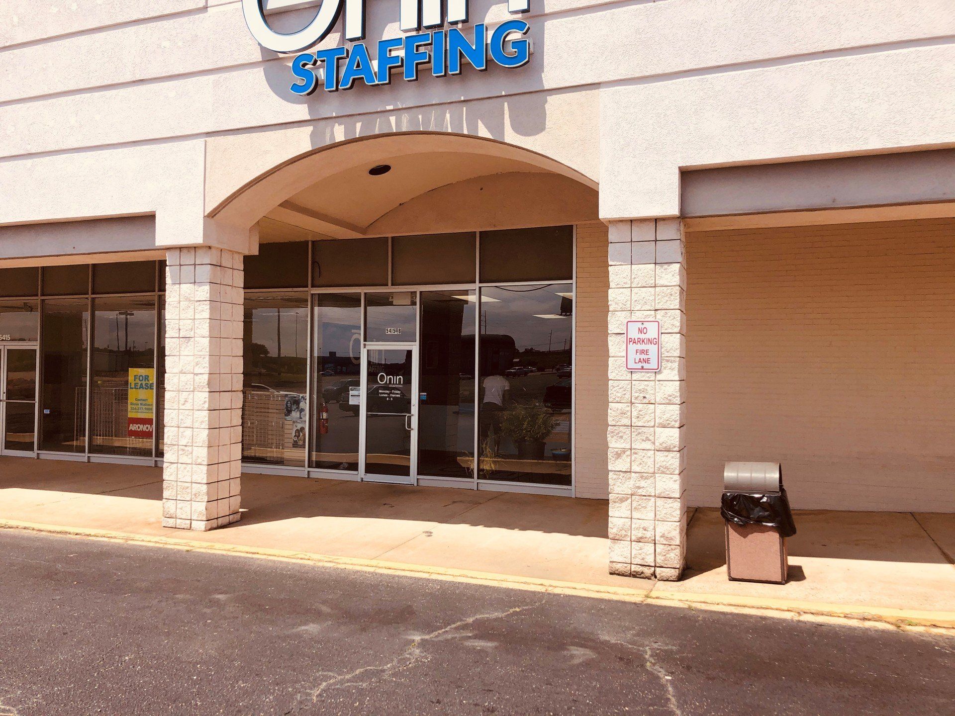 business tint in Montgomery AL - Bright Hot Sun was dominating this storefront in Montgomery, AL