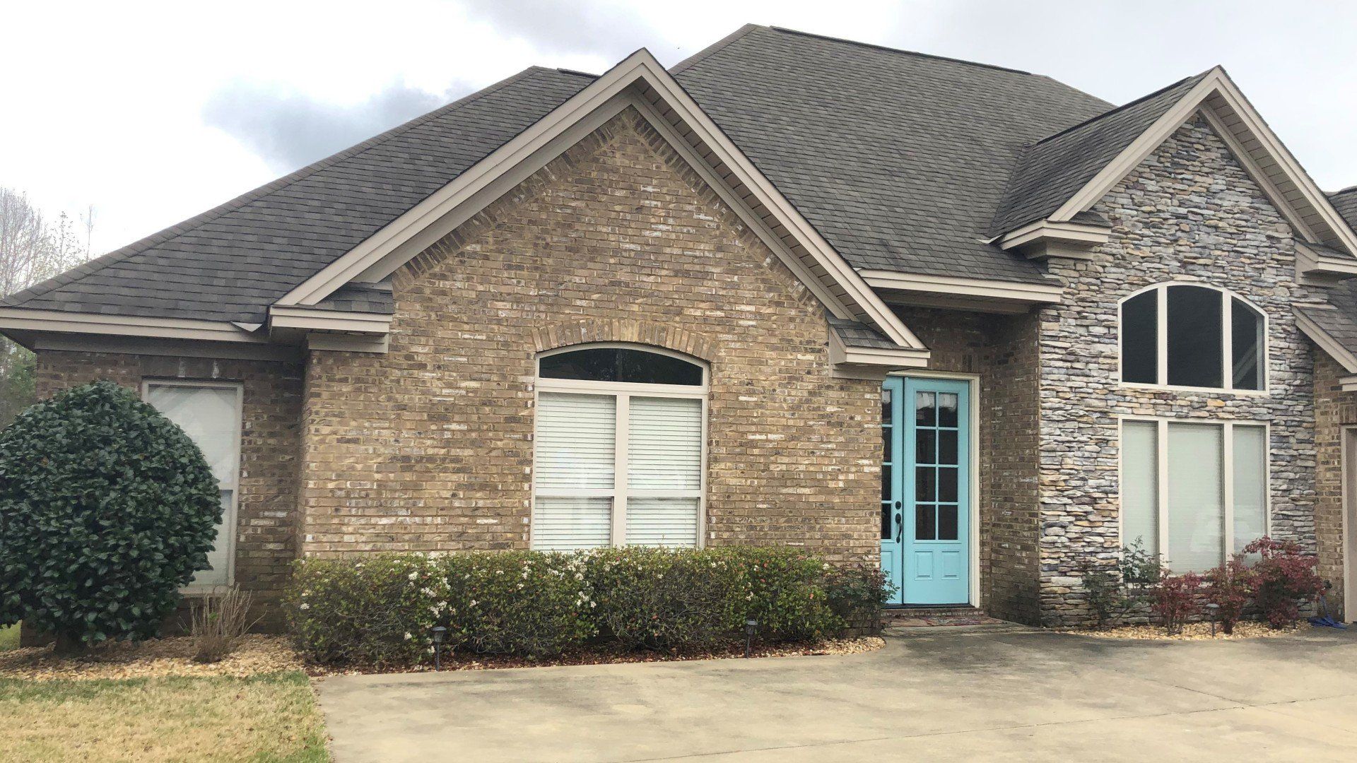 Before Industry Leading Heat rejection was gained with SPF Tint at this Prattville home - Residential tint in Prattville, AL