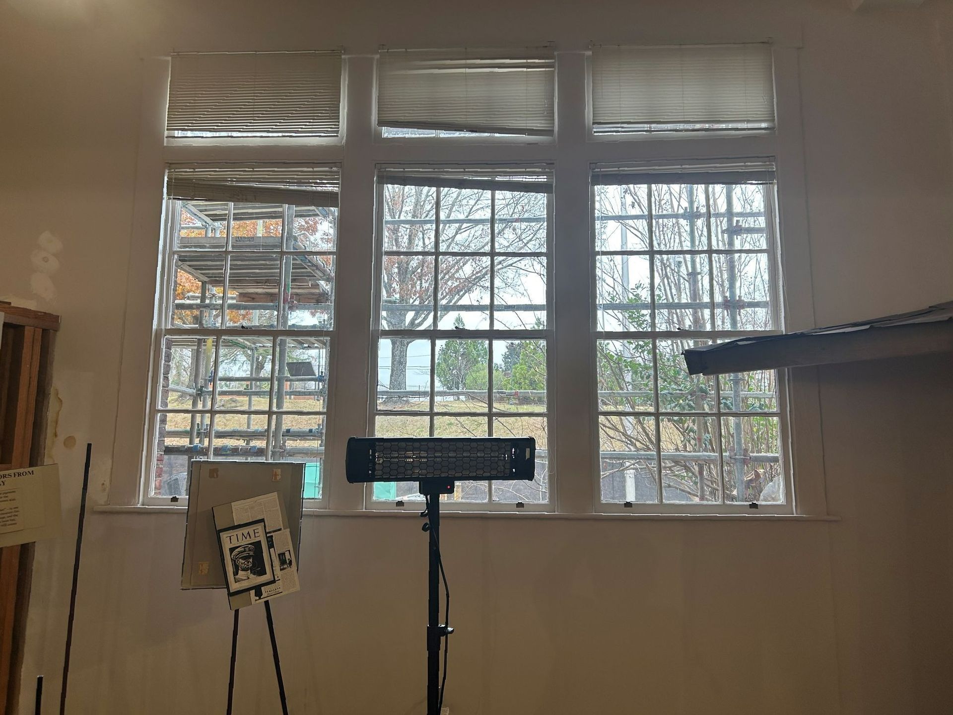 window tinting near me - Before generic tint replaced with real SPF Tint for Full UV Safety preventing Sun-fade at Museum in Alabama