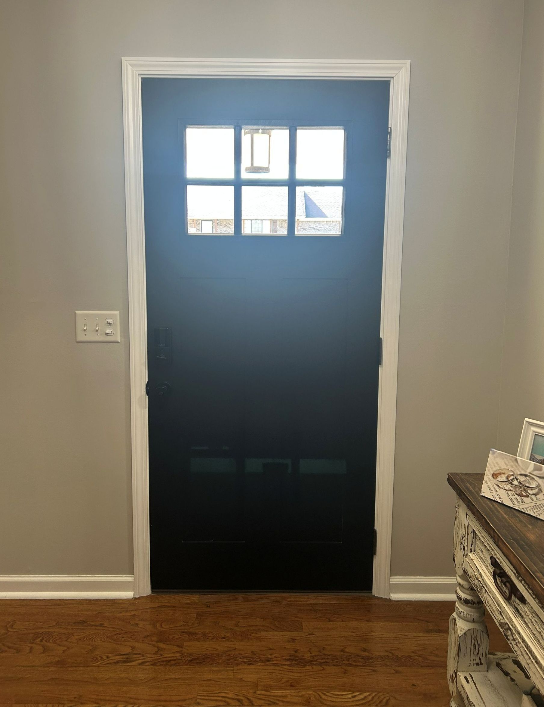 before SPF home window tinting adds privacy with top UV Sun-blocking ability in Clanton AL
