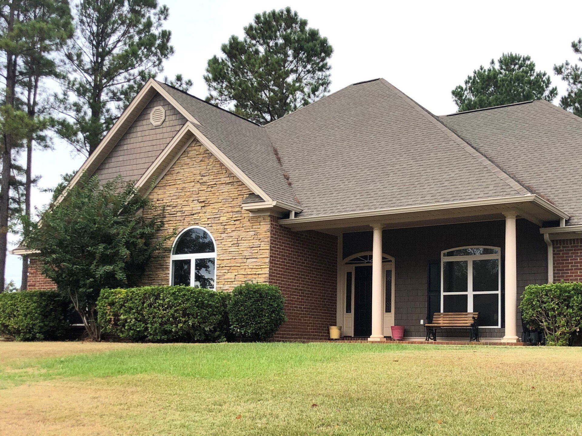 best home tint in Wetumpka AL - Before Authentic SPF leading-performance home tint installed in Wetumpka, AL