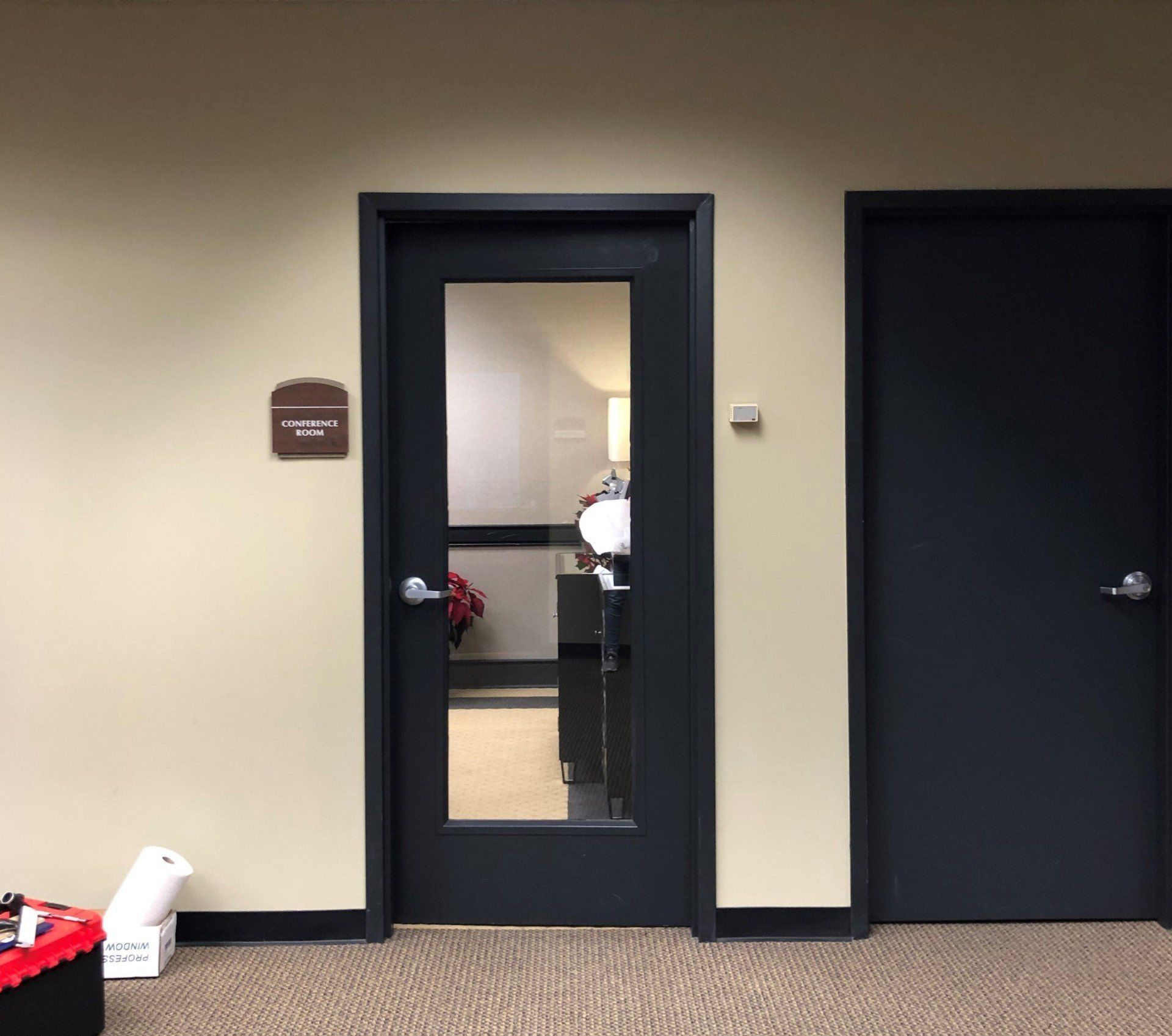 Decorative and Smart Tint installation service - Privacy gained while revamping the inner office style on 12.12.2019 in Montgomery, AL