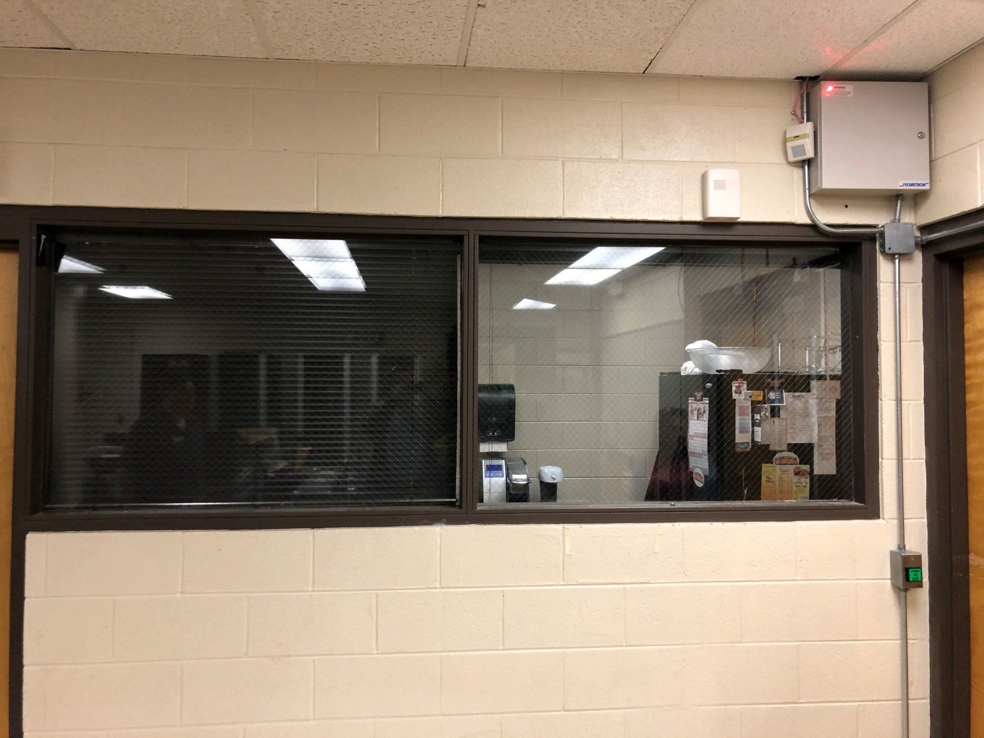 Modern office window design - Decorative White Frost Interior office tint installed on 11.25.2019 at AUM - Montgomery, AL
