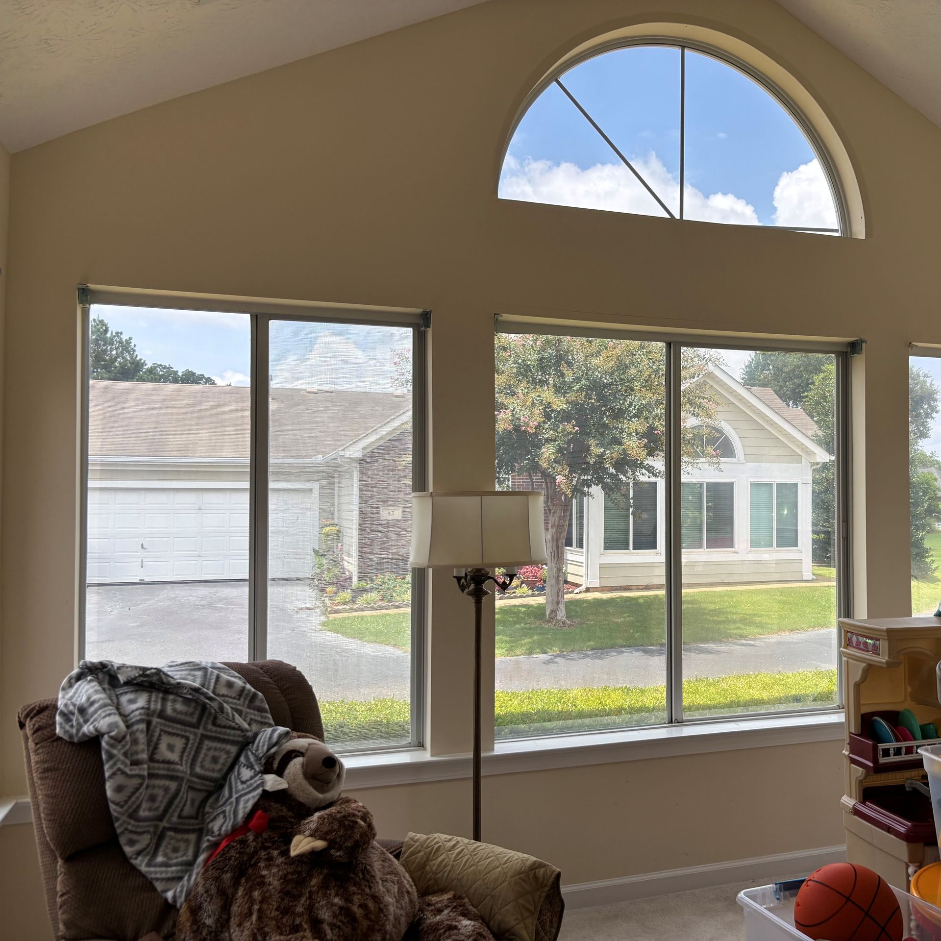 home window tinting near Arrowhead - SPF Dim Crystal Tint enhances clarity blocking heat gain inside windows. Montgomery AL