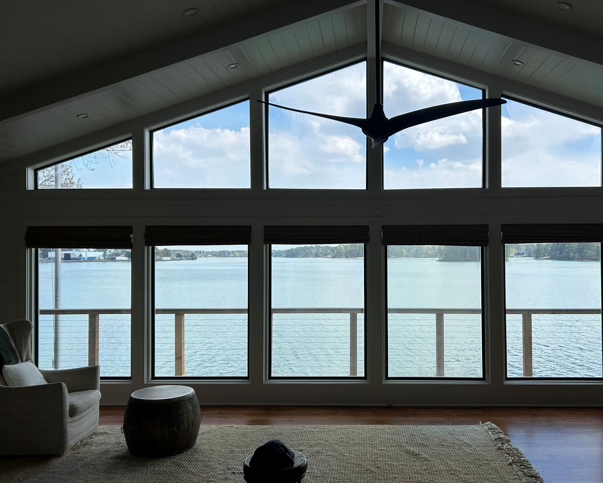 tinting lake Martin in AL - SPF Crystal Clear Tint blocks Sun glare adding efficient visual clarity inside lake house windows. Equality  AL