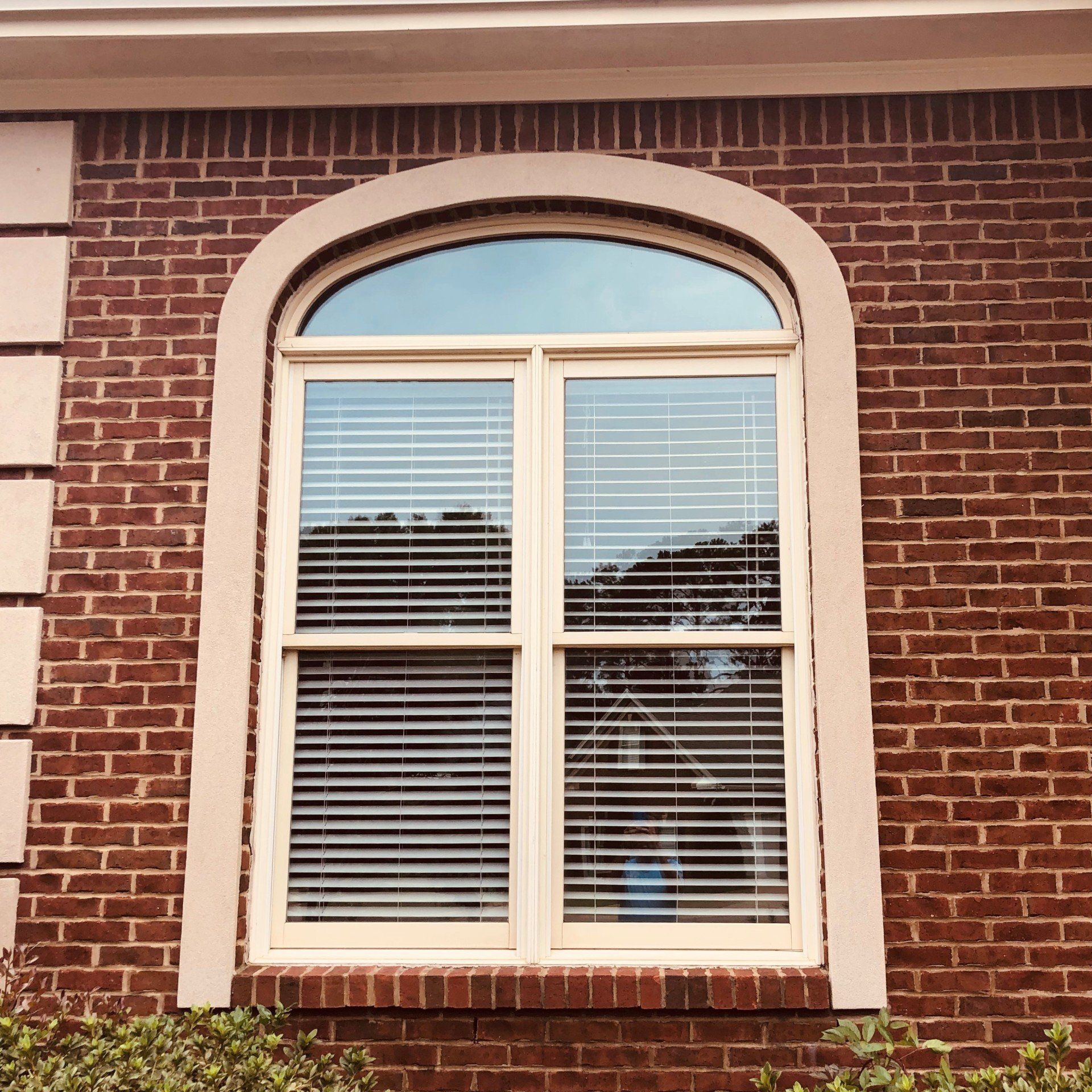 house window tinting in Montgomery AL - Before useless generic tint was removed from this home's windows in Montgomery, AL