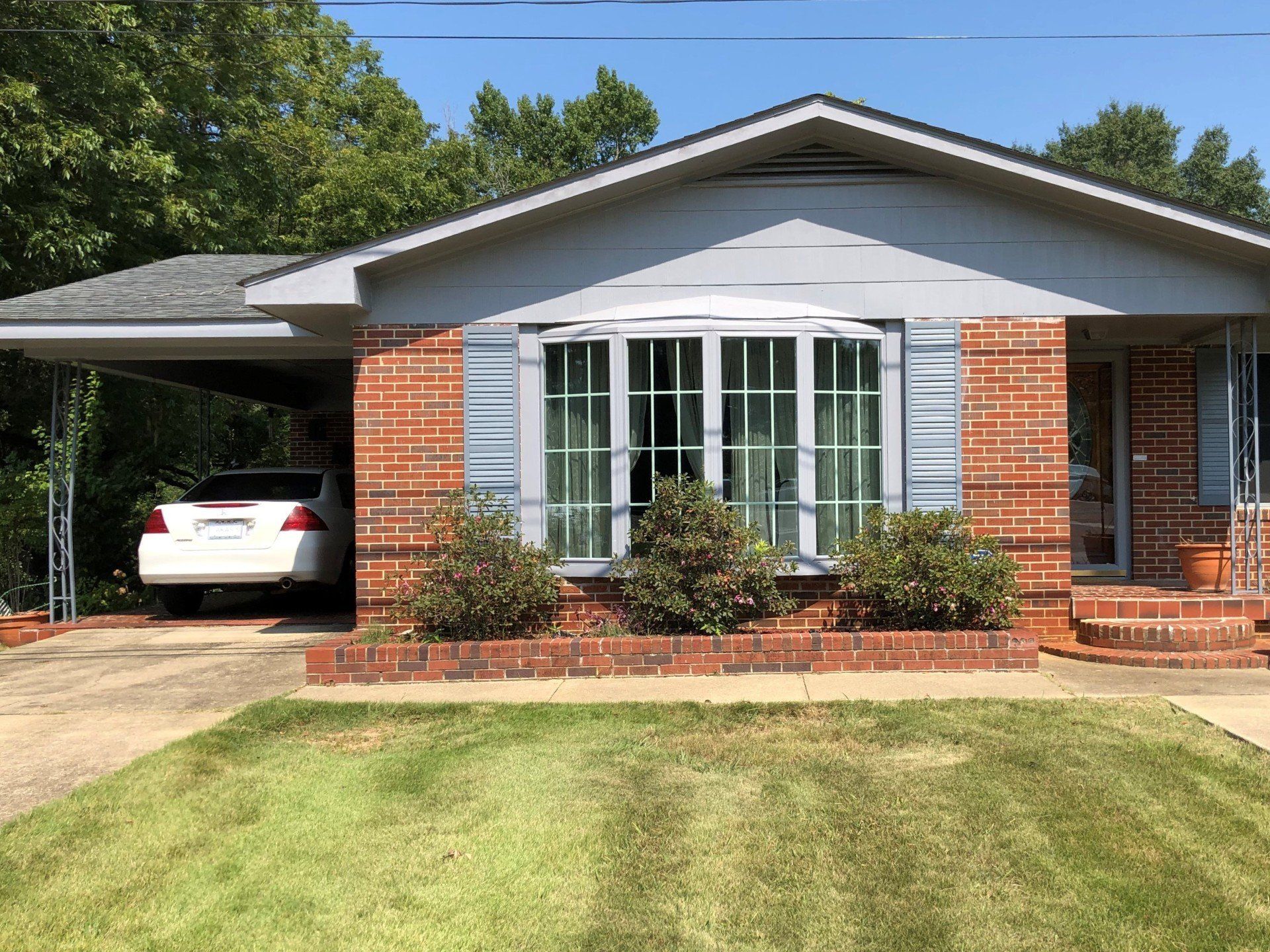 Residential Window Tinting service blocked half the heat gain along with 99% UV on 9-11-2019 - SPF Crystal Clear home tinting in Auburn, AL