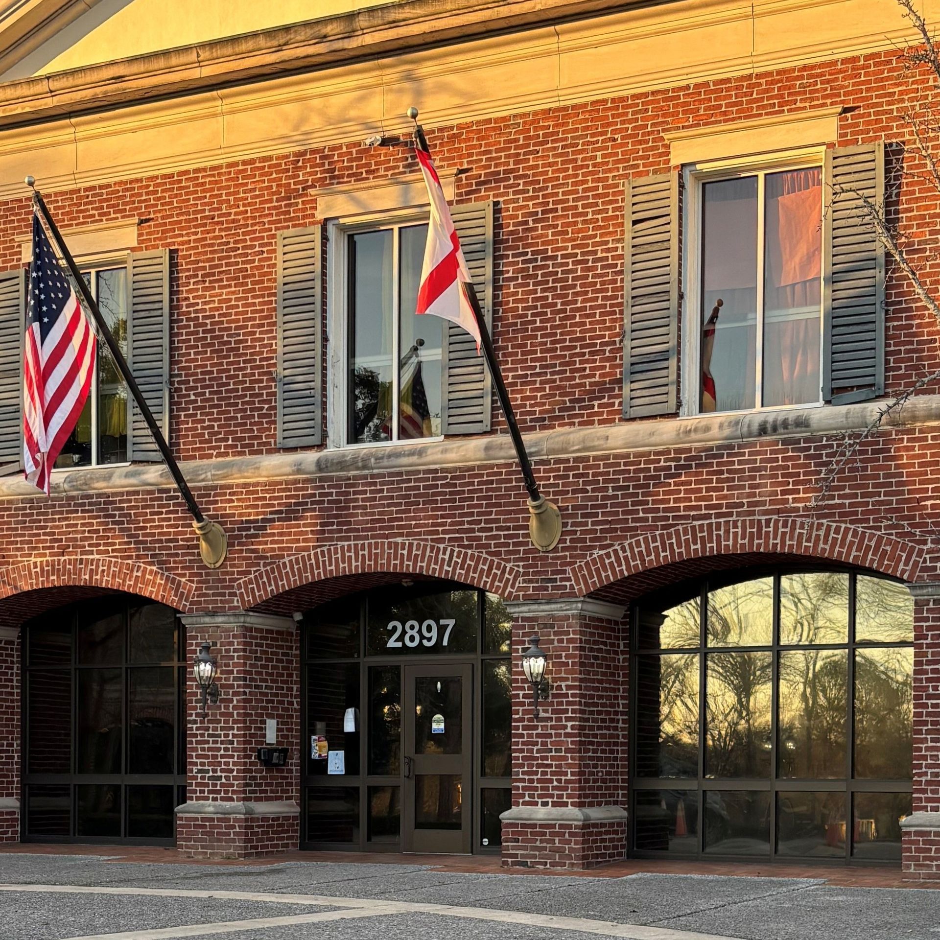 window tinting in Montgomery AL - Bright Sun with heat entered these glass doors and windows prior to SPF Ultimate Security Tint (L3+). Montgomery, AL