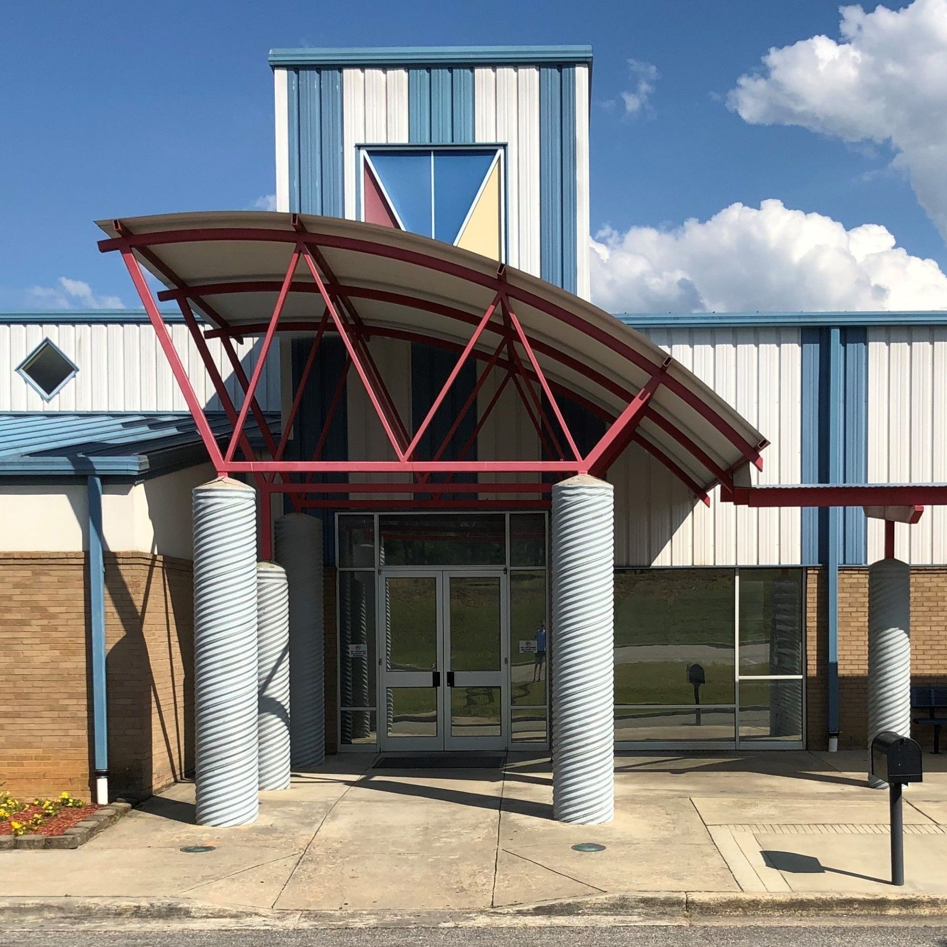 professional commercial tint installation services in May-2019 at Clanton Intermediate school in Clanton, AL