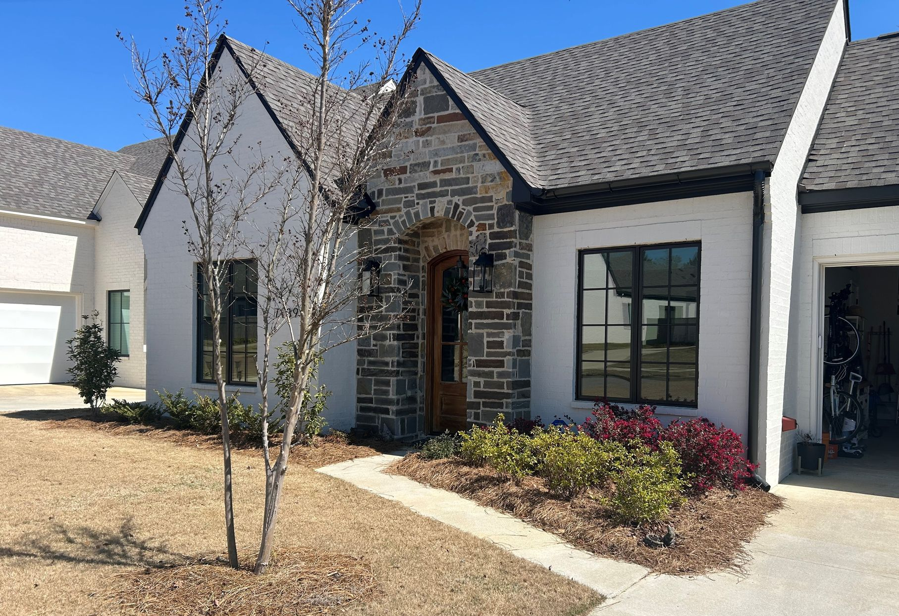 68% Heat, 62% Sun Glare, Full 99% UV-Radiation. SPF Dimmed Crystal Home Tint keeps the natural exterior look without heat or glare coming in. Allowing more UV safe Sunlight to remain coming inside. Pike Road AL - SPF Dimmed Crystal residential window tint installed to glass doors and windows in Pike Road near Montgomery AL