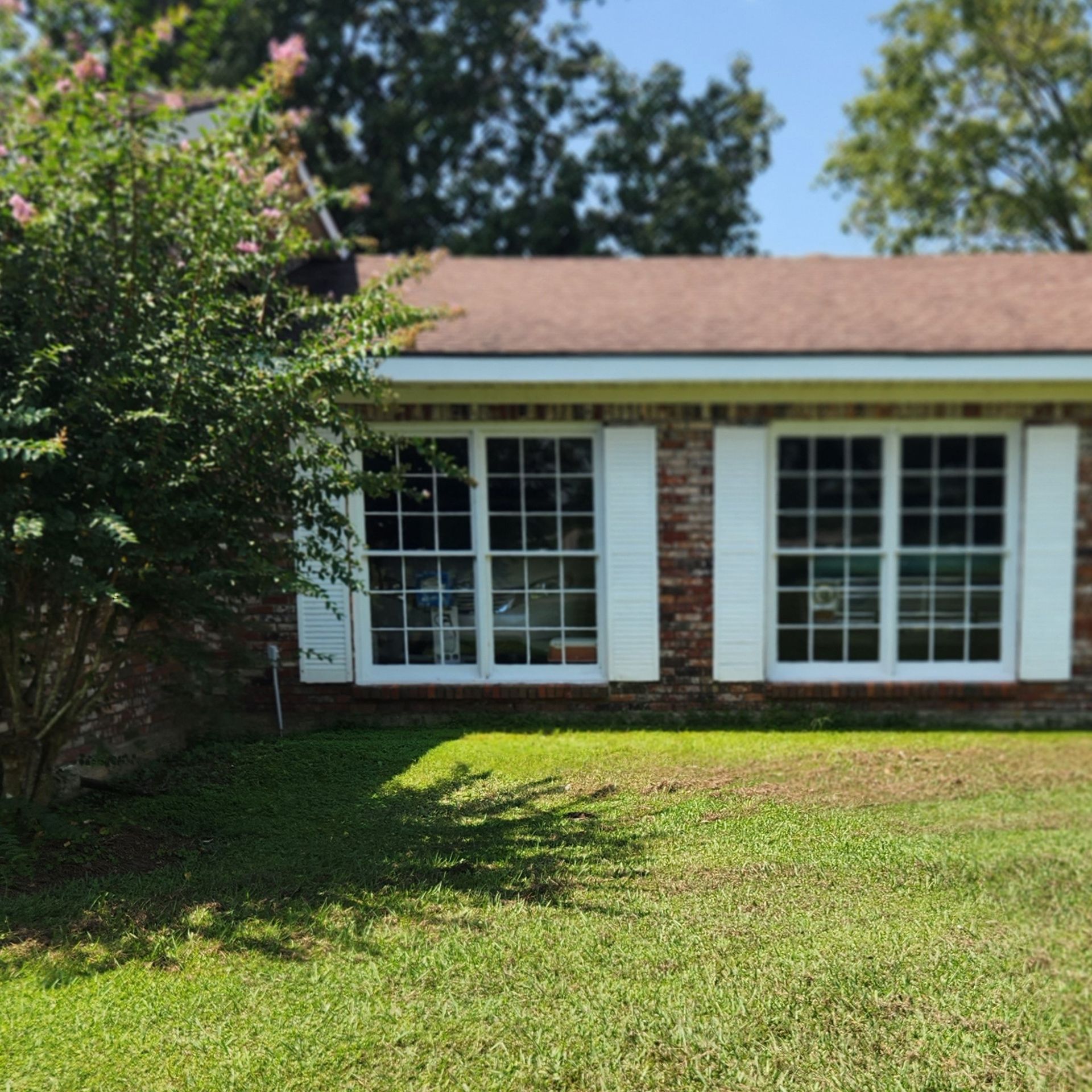 SPF Ultimate Security window film protects home windows from attempted break-in entry in Montgomery AL