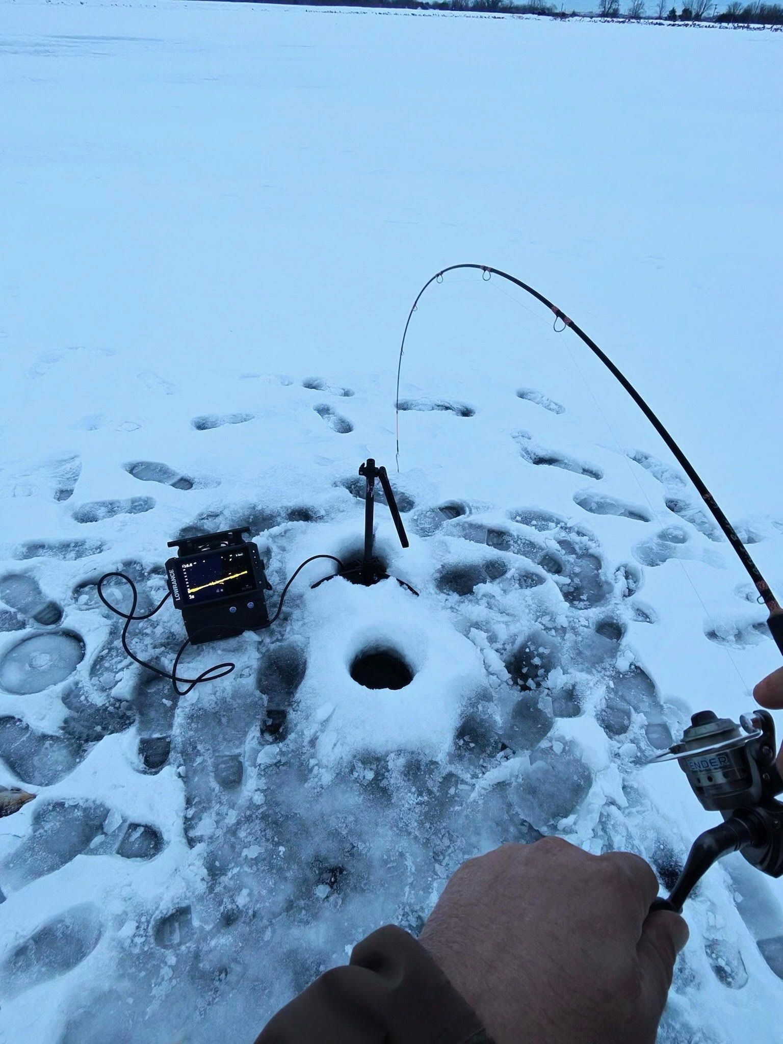 Ice Fishing Guides on Lake Erie