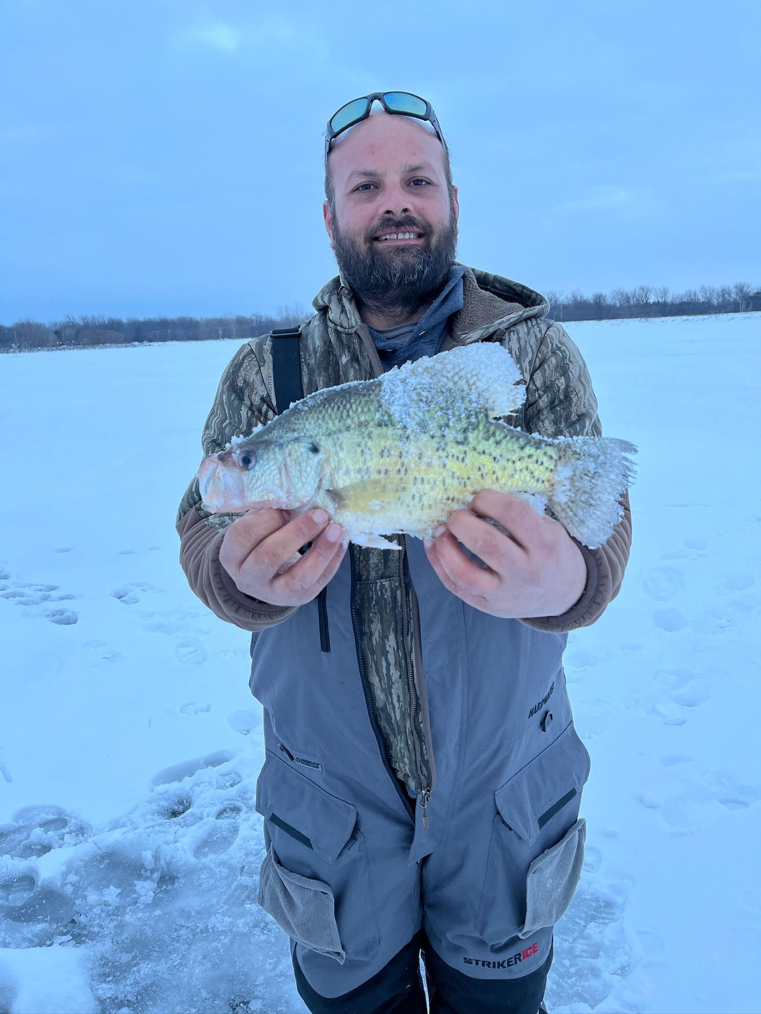 Ice fishing report from a lake Erie guide