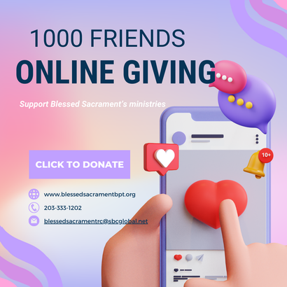 1000 Friends online Giving fundraiser Campaign