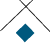 A blue square pendant is hanging from a chain on a white background.