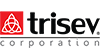 A close up of a trisey corporation logo on a white background.