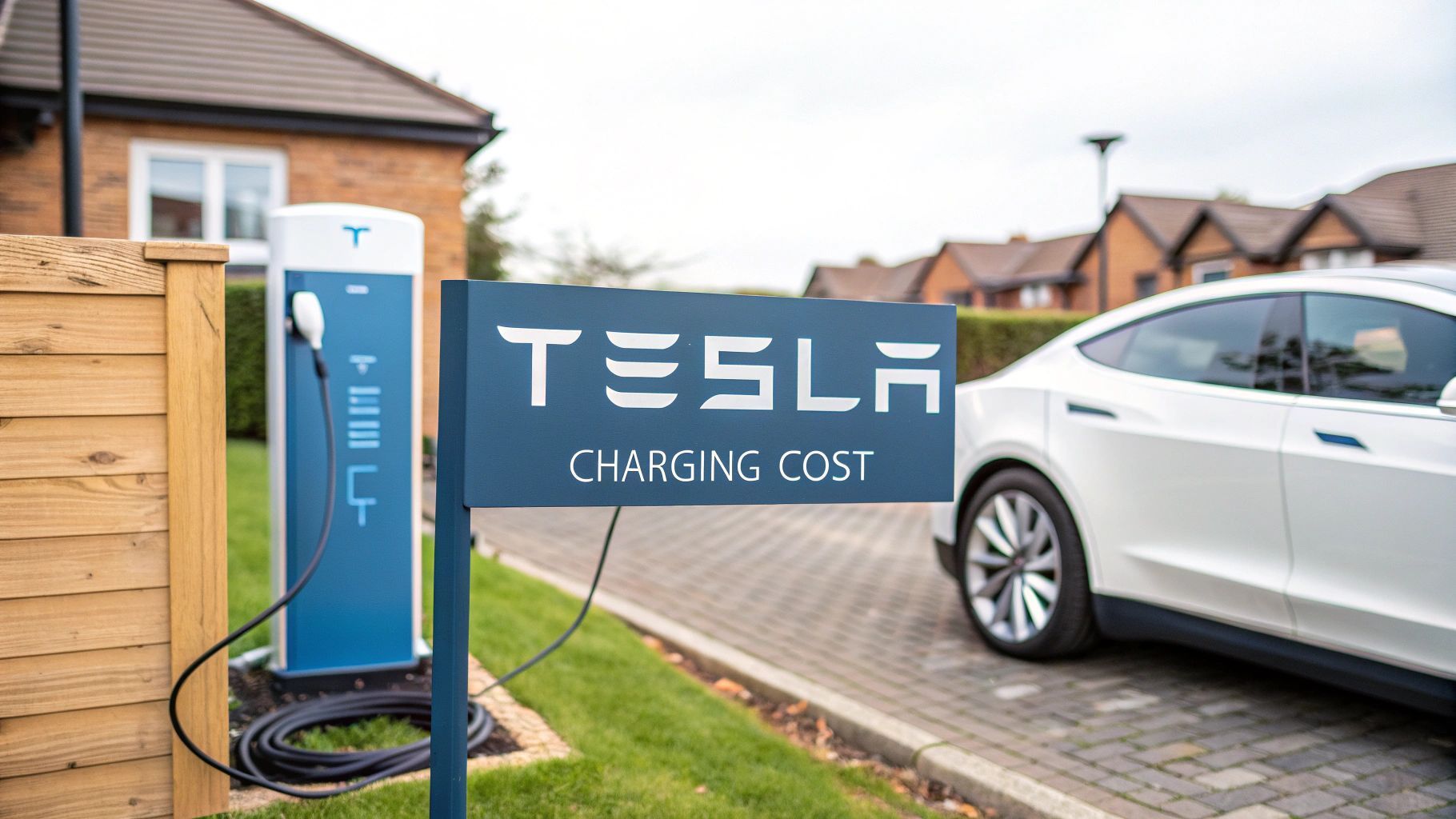 Tesla charging cost in UK