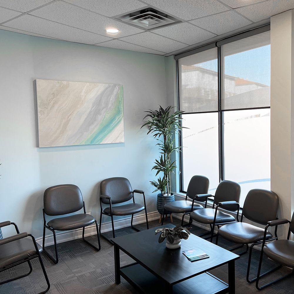 Waiting area at River Family Dentistry