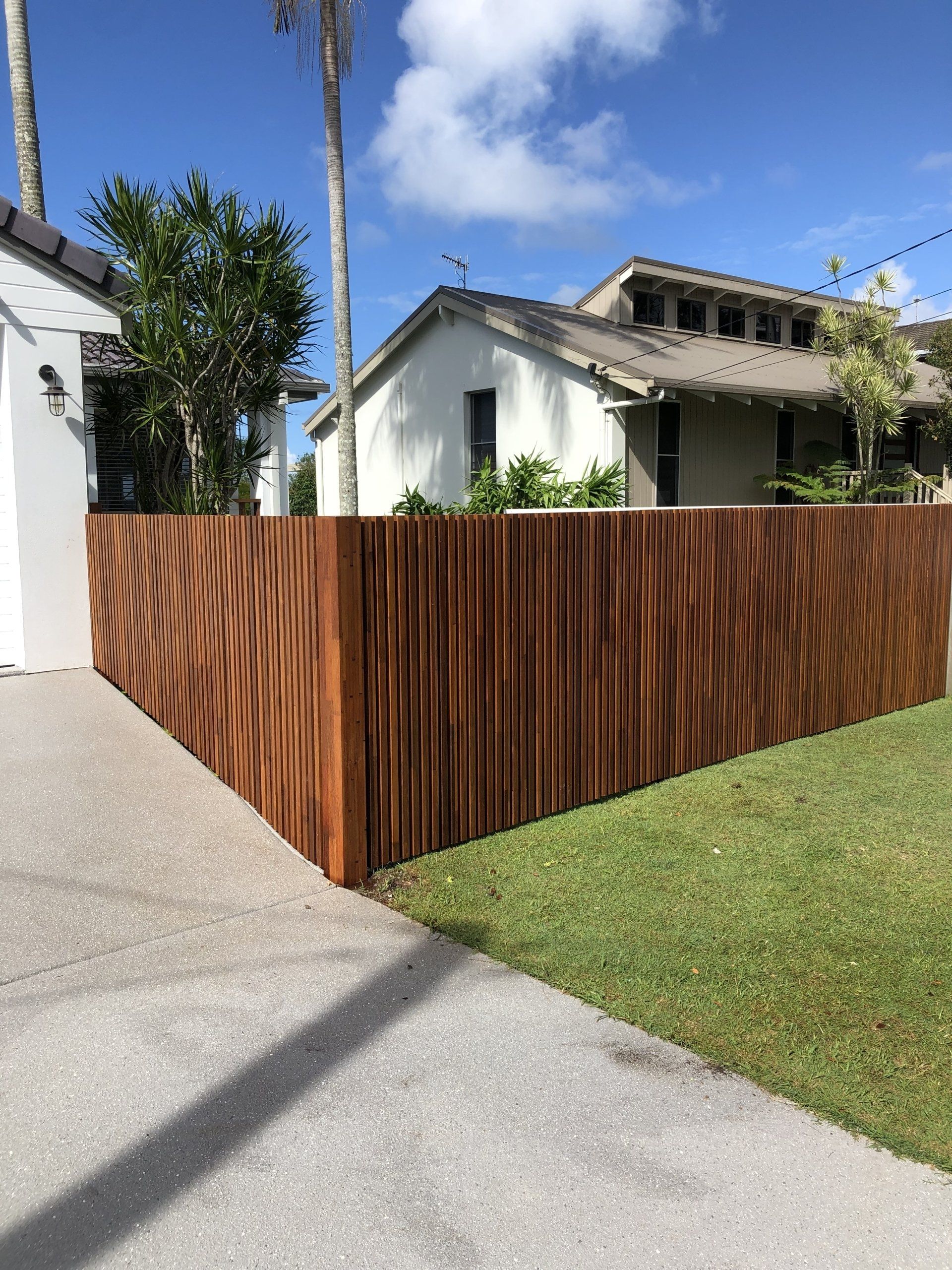 timber gate Fencing Palm Beach