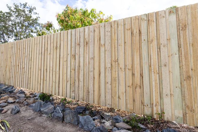 wooden fence gold coast