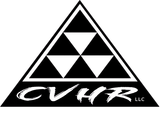 Black and white logo: Triangular outline with three smaller triangles inside. 